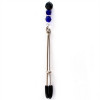 Blue Beaded Clit Clamp Sex Toy
