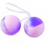 Duotone Orgasm Balls - Purple  White Sex Toy