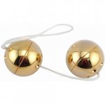 Gold Vibro Balls Sex Toy