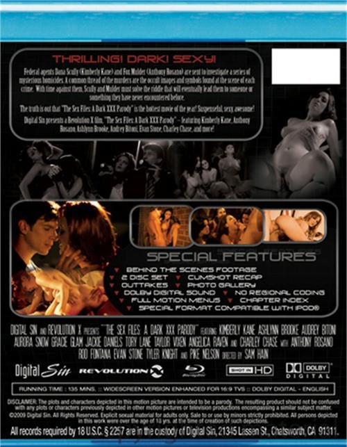 Sex Files The A Dark XXX Parody Blu-ray